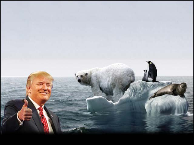Severe heat rotated the President Trump mind