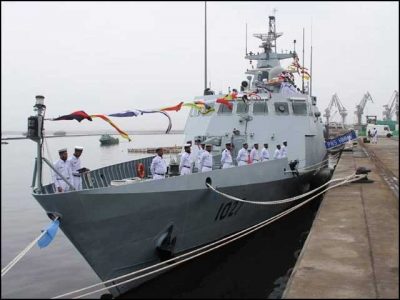 Including the locally built "PNS Dent" in the Pak Navy