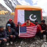 Vanessa O'Brien; The first American lady to climb the K-2