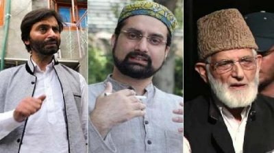 Hurriyat leadership house arrest before the first  anniversary of Burhan Wani