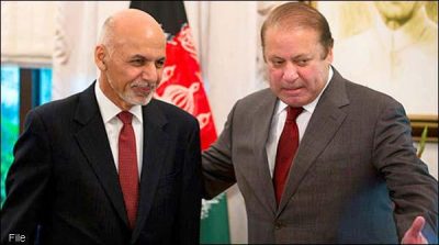 Dushanbe: Informal meeting of Prime Minister Nawaz Sharif and the Afghan President