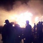 The fire took place in the engine of khyber mail