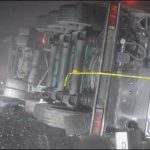 Oil tanker was flip over near Zafarabad in Rahim yar khan