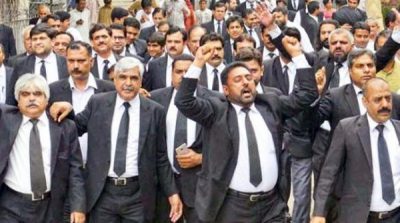 Pakistan Bar Council strike, lawyer's judicial boycott in Karachi