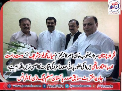 Javed Butt, Ex-President, PMLN, France