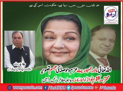 Javed, Butt, prayed, for, quick Health, of, Begum, Kalsoom Nawaz