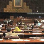 National Assembly meeting, there are only 50 members present in the house