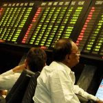 Positive trend during business in Pakistan Stock Exchange