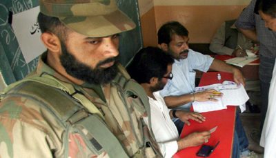 The decision to deploy the Army in the by-polls elections of NA-120