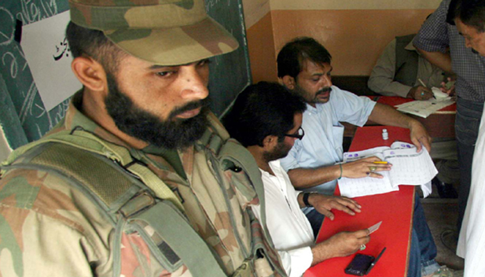 The decision to deploy the Army in the by elections of NA-120