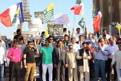 Paris, Zahid Hashmi, along, with, Kashmiri, and, Pakistani, Community, organized, Indian, Independence, Day, to, celebrate, as, Black, Day, ex-Prime Minister, Azad Kahsmir, Barister, Sultan, Mehmood, will, attend, the, protess