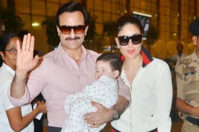 Kareena shares fresh pictures with Saif and son Taimoor