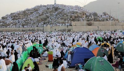 Muslims, reached, Minaa, during, Hajj, 