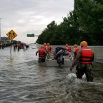 severe, oceanic, cyclone, effected, Huston, badly, curfew, imposed