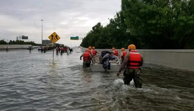 severe, oceanic, cyclone, effected, Huston, badly, curfew, imposed