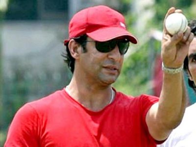 Waseem Akram became a brand ambassador to the UAE Tennis Ball Cricket Tournament