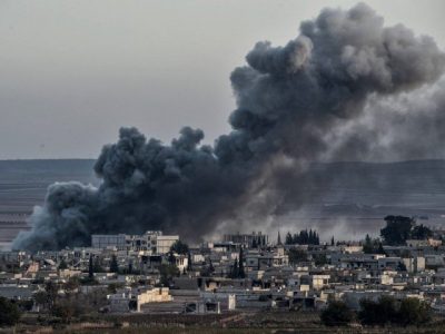 US bombing in Syria 43 civilians killed