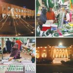 On the rise of celebrations of celebration freedom; the city was decorated with national flag and flags