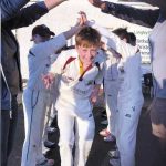 The 13-year-old England bowler Luke Robinson gave 6 wickets at 6 balls