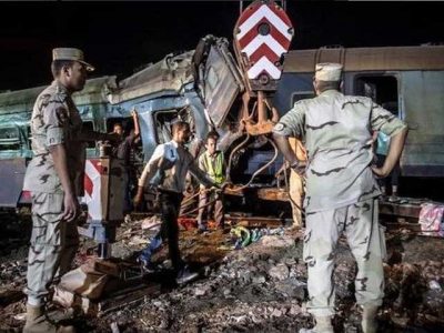 44 people were killed, 180 injured from trains collision in Egypt