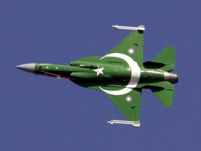 Air show's rehearsal in Islamabad, the horizon of war aircraft