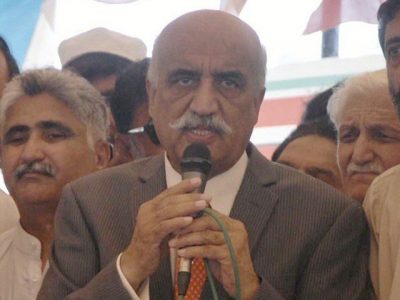 The resignation rally from official resources was against institutions, Khursheed Shah