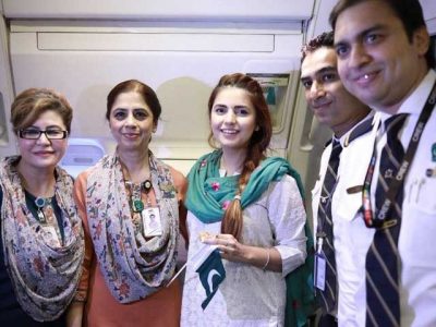 On the occasion of Independence day, Momina Mustahsen's artwork on heightening 30,000 feet