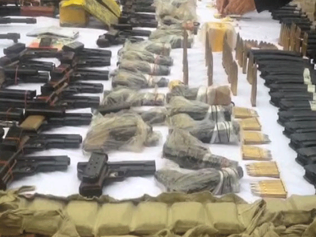 Heavy weaponss recovered, 10 accused arrested during search operations in Peshawar
