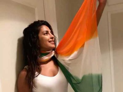 Recommend execution to Priyanka with Indian flag