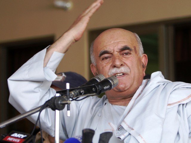 Pakistan became a culprit from Kashmir, Unique logic of Mahmood Khan Achakzai
