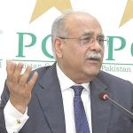 Najam Sethi no answere on the question of hosting team's announcement