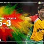 Sohail Tanvir set a record with 5 wickets for 3 runs