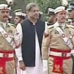 Prime Minister Shahid Khaqan Abbasi presented the guard of honor in the Prime Minister House