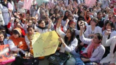 Young doctors strike in various cities of Punjab including Lahore