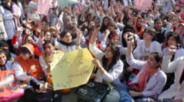 Young doctors strike in various cities of Punjab including Lahore