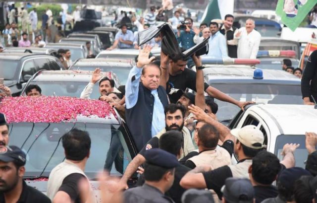 Nawaz Sharif March ended