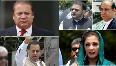 Sharif family again come in the accountability court on suspension