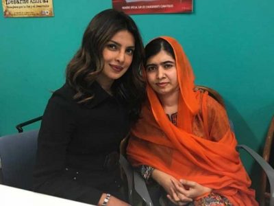 Priyanka meets with Malala called to be incredible