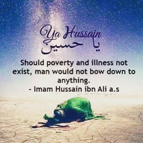 Imam Hussain A.S Wisdom