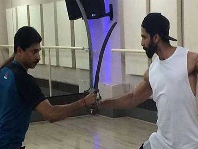 Shahid Kapoor learned the sword
