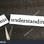 A misunderstanding