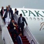 Former Prime Minister Nawaz Sharif returned home from London