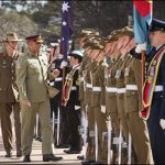Army chief reached Australia on a two-day visit