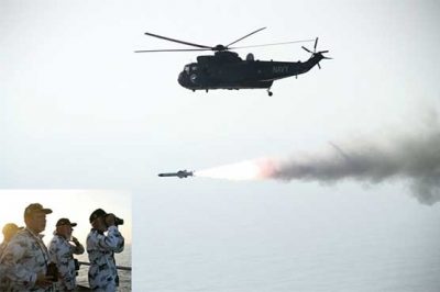 Pak Navy: Fabulous demonstration of anti Ship missile fire from sea king helicopter