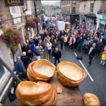 Interesting competition to throw black pudding in the UK
