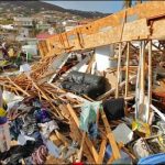 The Sea Storm 'Maria' is torn to the Gharb Al-Andalus island