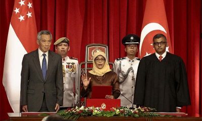 Singapore, First, female, President, taken, oath, despite, sever, criticism 