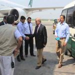 Shahbaz Sharif departed from Lahore to London for clerics of Begum Kalsoom Nawaz