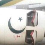 Airlines flying from Abu Dhabi to Lahore elude from the accident