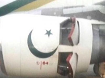 Airlines flying from Abu Dhabi to Lahore elude from the accident